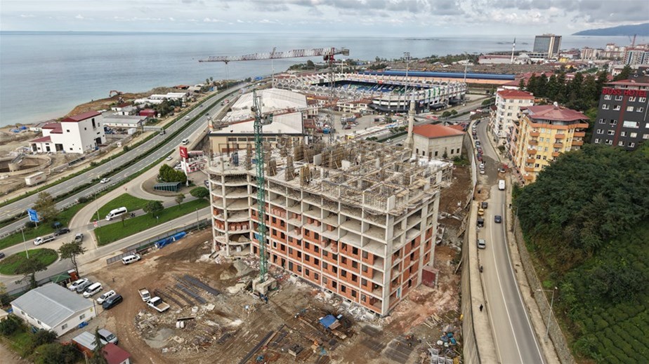 RİZE’MİZE DEV YATIRIM: 992 YATAKLI YENİ YURT BİNAMIZDA İNŞAAT %45 SEVİYESİNE ULAŞTI!